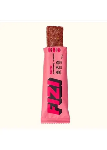 KETO Protein Bar - 10x45g Strawberry + Almond FIZI (385955338)