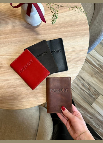 Шкіряна обкладинка для паспорта з написом 1940 No Brand (359380800)