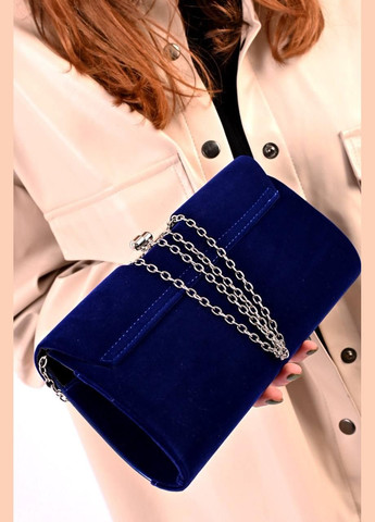 Сумка женская клатч синя код 7-0020 Уценка (читайте описание) PTR No Brand (317763744)