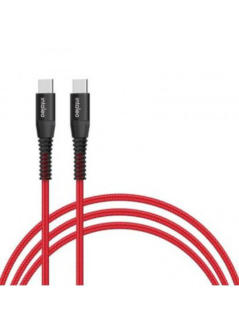 Дата кабель USB TypeC to Type-C 18W 1,2m CBRNYTT1 red (1283126504112) Intaleo usb type-c to type-c 18w 1,2m cbrnytt1 red (268141942)