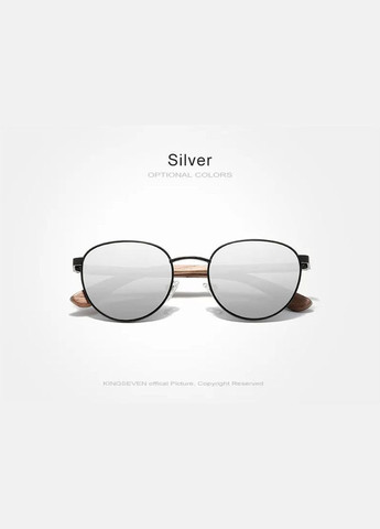 Жіночі поляризаційні сонцезахисні окуляри W5519 Silver KINGSEVEN (303401551)