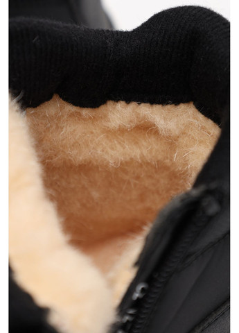 Черные зимние ботинки для мальчика цвет черный цб-00282633 Kimboo