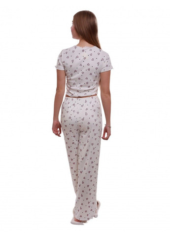 Белая женская пижама Lumo