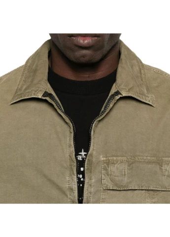 Зелена демісезонна овершот l1s151200008-s00wn v015g (розмір: ) Stone Island