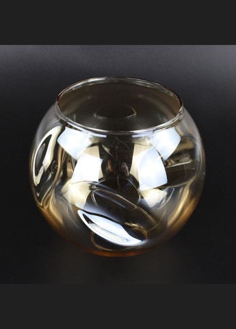 Плафон патрон E27 7075-am 8.5х12х13 см прозоро-бурштиновий Sunnysky (364499756)