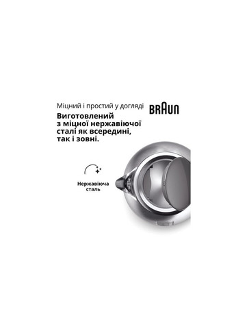 Електрочайник WK 1500 GY Braun (355873694)