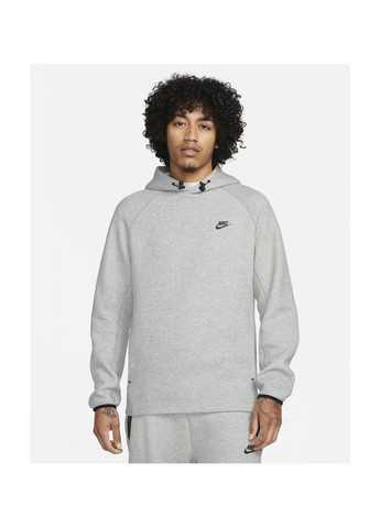 Худи мужские Sportswear Tech Fleece Pullover Hoodie Grey Nike (364662342)
