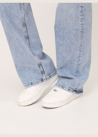 Джинси жіночі прямі світло-сині із середньою посадкою довгі Пряма Angelina Mara - (294909100)