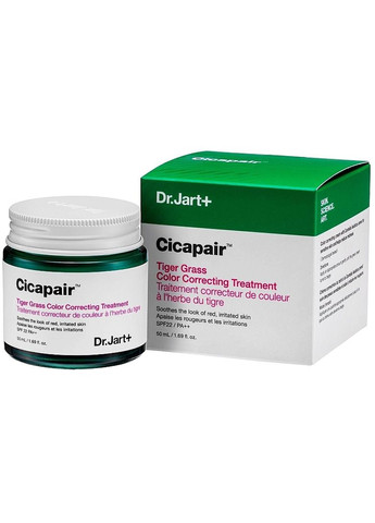 Dr. Jart+ Коригувальний крем для обличчя Cicapair Tiger Grass Color Correcting Treatment SPF22 PA++ 50ml (2-1052970) — Крем, Південна Корея (369793949)