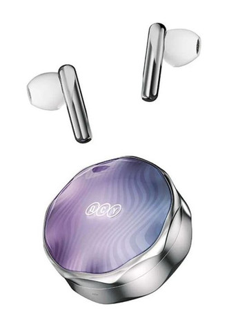 Беспроводные наушники - Гарнитура стерео Xiaomi T21 FairyBuds TWS серебристые QCY (293346290)