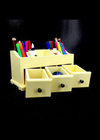 Органайзер настільний з дерева Хемлок лимонад (КНЦ-006251) No Brand (328225983)