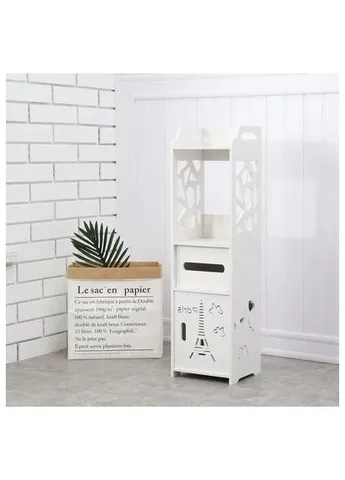 Полиця стелаж пластикова у ванну Етажерка стійка до вологи PK-02 (80cm*15cm*15cm) Kipo (401172868)