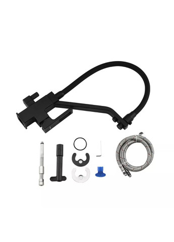 Змішувач для кухні на дві води G4317-6 з гнучким виливом, GAPPO (371881893)