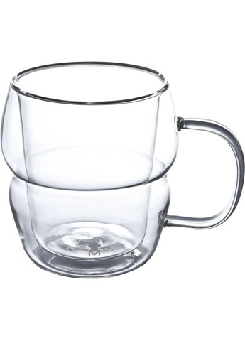 Набір чашок Mixology з подвійними стінками 450 мл, 2 шт (BGMP-20206) Masterpro (372626012)