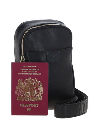 Мужская сумка из натуральной кожи T75 BLACK Ashwood (303830242)