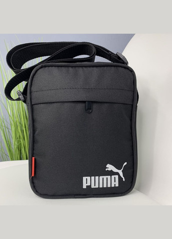 Сумка мужская через плечо, барсетка вместительная на 3 отделения, черная Puma s211 (333705972)