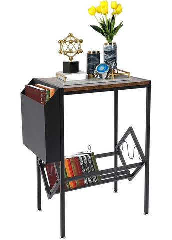 Стелаж стіл для вінілового програвача з підставкою органайзер для вінілових платівок і навушників SS-200-1 No Brand (366304325)