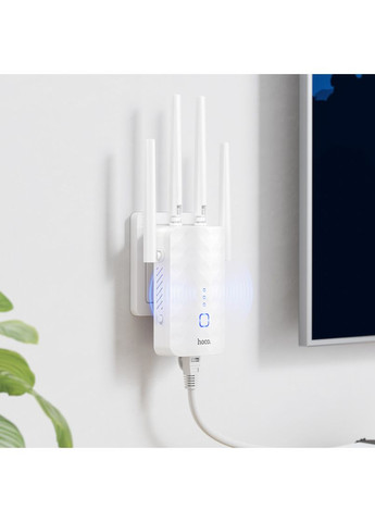 Усилитель сигнала Wi-Fi HI35 WiFi4 3000Mbps (2.4GHz, Broadcom 5357) Hoco (365820559)