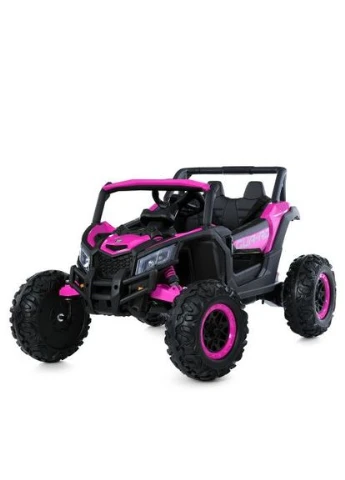 Дитячий електромобіль джип M 6070EBLR-8 2×200W 24V7AH рожевий Bambi Racer (401908852)