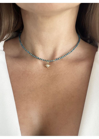 Чокер із натурального апатіту 5028 LeBijou (368559134)