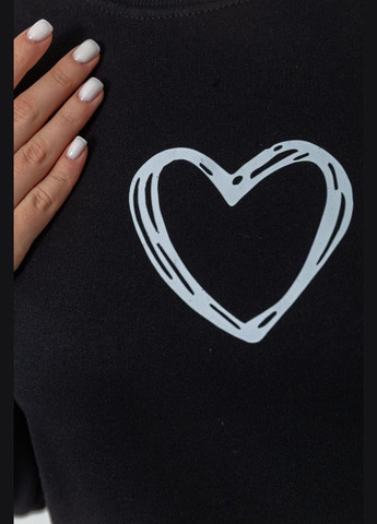 Чорний світшот жіночий,, 238r57162 Ager (345746703)