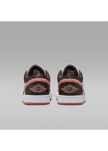 Кроссовки 1 Low Retro Brown/White DC0774-182 Air Jordan комбинированные демисезоны (399370984)