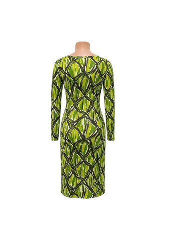 Зеленое повседневный платье зеленый Miss Sixty с абстрактным узором
