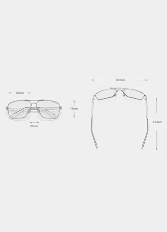 Поляризационные солнцезащитные очки для мужчин и женщин N7790 Silver Red KINGSEVEN (303401625)