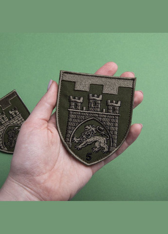 Шеврон на липучці Механізована бригада ТРО Львова 8,3х10 см вишитий патч нашивка IDEIA (276059664)