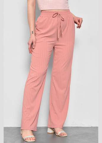 Штани жіночі літні розкльошені пудрового кольору Let's Shop (280937948)