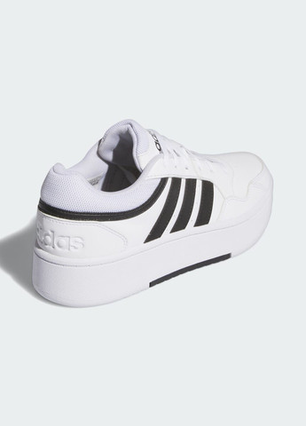 Белые всесезонные кроссовки hoops 3.0 bold adidas