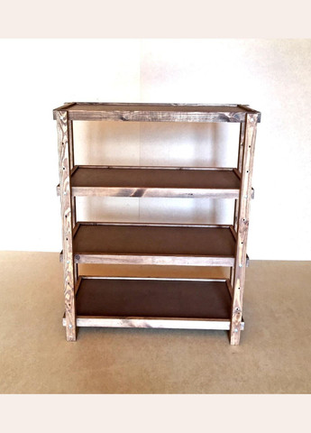 Этажерка разборная из дерева Честер 4 полки 40х80х100 капучино (ЭТЖ-844080100) No Brand (327850182)