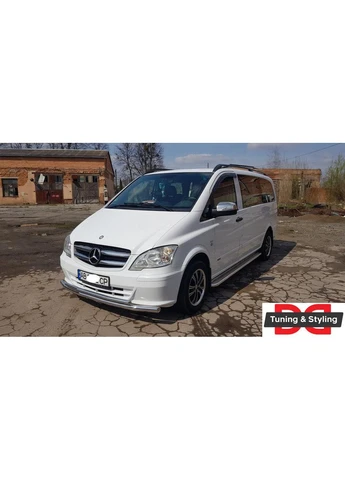 Нижняя Губа двойная ST014 (нерж) 70/48мм для Mercedes Viano 2004-2014 гг CAN (389045828)