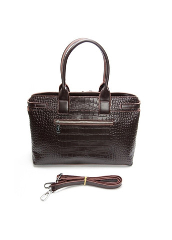 Женская кожаная сумка 00108 brown Alex Rai (370766732)