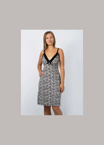 Сірий літній жіноча нічна сорочка - 6210 s/m сарафан Lady Lingerie
