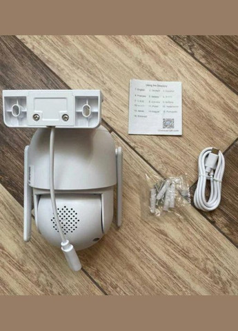 Уличная поворотная IP-камера Q30 с Wi-Fi двойным объективом и разрешением 6 Мп белый (2390000024) No Brand (341679357)