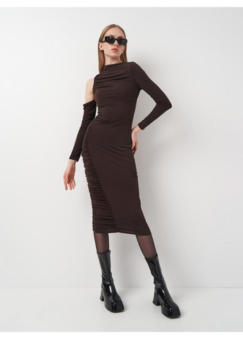 Темно-коричнева кежуал сукня Missguided однотонна