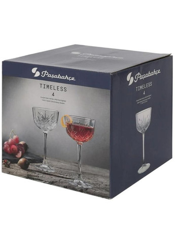 Набір 4 келихи Timeless 160мл коктейльні фужери Pasabahce (339779226)