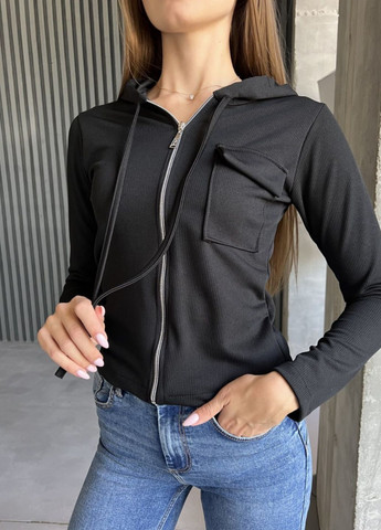 Кофтинка на блискавці з накладною кишенею Україна (299487276)