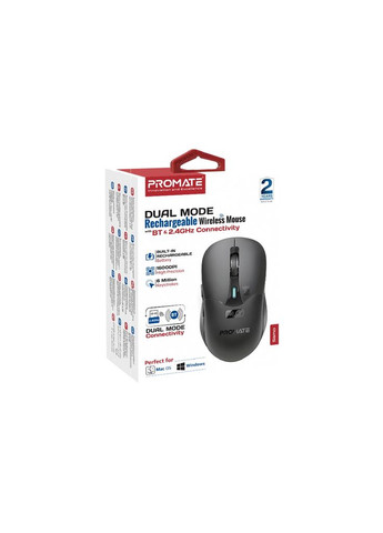Мишка Samo Wireless/Bluetooth Black (samo.black) Promate (315720829)