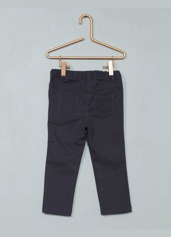 Графитовые демисезонные прямые джинсы regular fit облегающие приталенные слим для девочки vr676 Kiabi