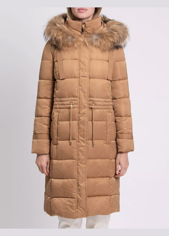 Коричневий зимній Пуховик Trussardi Jeans