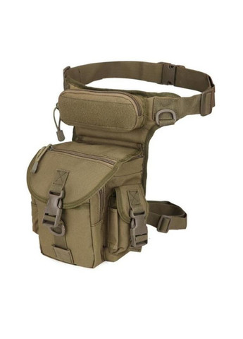 Тактична сумка на бедро чоловіча армійська Олива D30005-B1 Solve (305743450)