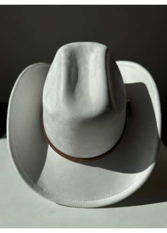 Шляпа Федора Ковбойка унисекс замшевая с ремешком SAHARA No Brand (360603500)