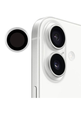 Захисне скло Metal Classic на камеру для Apple iPhone 17 (6.3") Silver No Brand (365750041)