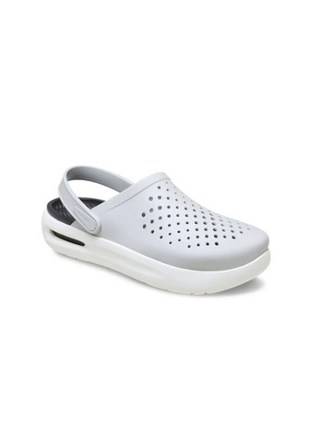 Серебряные женские кроксы clog white 209964 Crocs