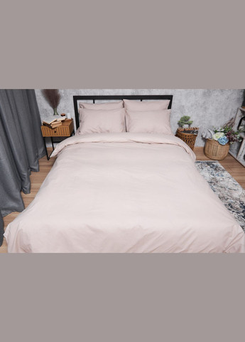 Комплект постільної білизни Бязь Gold Люкс «» двоспальні 175х210 наволочки 2х50х70 (MS-820004591) Moon&Star Blanc (293147778)