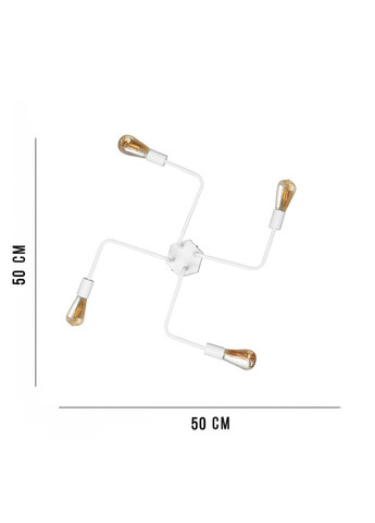 Люстра-павук Maze лофт NL 5050/4WH MSK Electric (325882637)