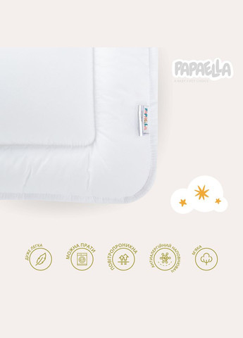 Подушка дитяча Baby у ліжечко антиалергенна ТM PAPAELLA 40х60 см біла IDEIA (276460064)