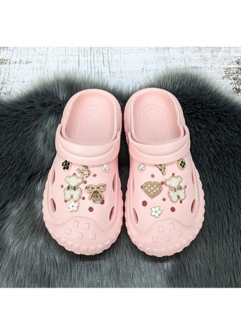 Кроксы женские с джибитсами Jose Amorales (336709097)